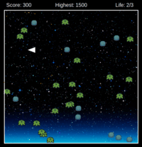 SpaceWars game